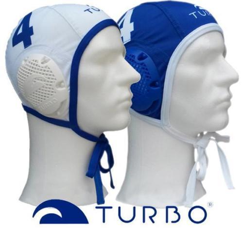 Turbo Waterpolo Cap set wit en blauw Nr. 11, Watersport en Boten, Waterpolo, Nieuw, Verzenden