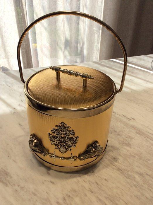 Ijsemmer - Messing - Vintage ijsemmer, Antiek en Kunst, Curiosa en Brocante