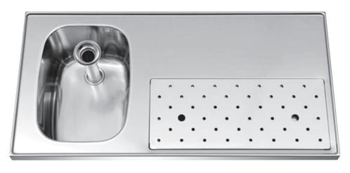 RVS Spoeltapblad ST-BB100-1 kleine spoelbak, Zakelijke goederen, Horeca | Keukenapparatuur, Nieuw in verpakking, Verzenden