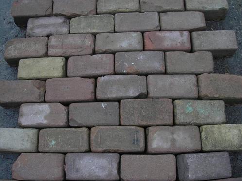 Klinkerkeien rood/genuanceerd of brons/geel, Tuin en Terras, Tegels en Klinkers, Klinkers, Gebruikt, 10 m² of meer, Overige materialen