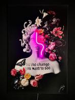 LEDMansion - Medusa Flowers V.1. 50x75cm Led Wall Art, Antiek en Kunst