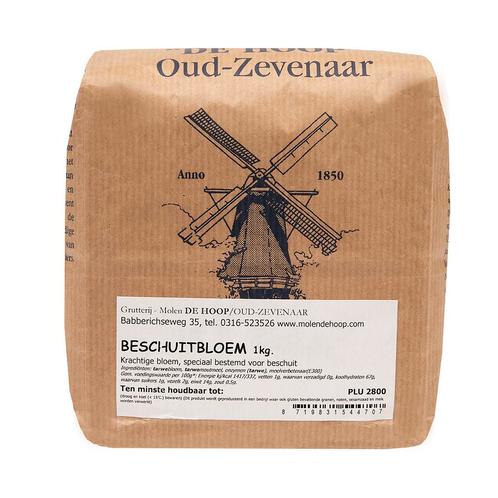 Molen de Hoop Beschuitbloem 1kg, Hobby en Vrije tijd, Taarten en Cupcakes maken, Nieuw, Verzenden