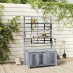 vidaXL Opbergbox met latwerk 99x55x160 cm massief acaciahout, Verzenden, Nieuw