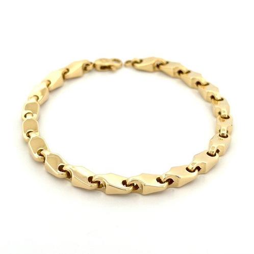Handmade - Armband - 9 g - 18 karaat Geel goud, Sieraden, Tassen en Uiterlijk, Armbanden
