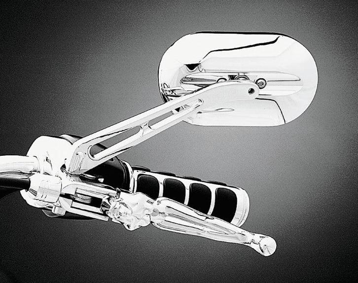 Kuryakyn Magnum Plus Mirror Flat Glass Chrome - 1412, Auto diversen, Tuning en Styling, Ophalen of Verzenden