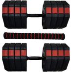 Dumbbell halter combinatie set -2 x 20 kg
