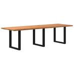vidaXL Eettafel rechthoekig 280x90x74 cm massief eikenhout, Verzenden, Nieuw