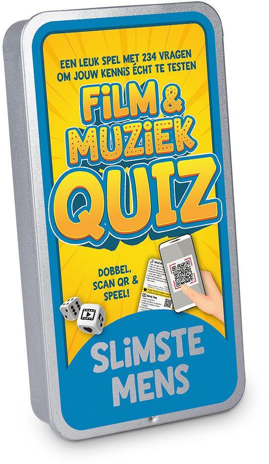 Film & Muziek Quiz - Slimste Mens | Miko Products -, Hobby en Vrije tijd, Gezelschapsspellen | Kaartspellen, Nieuw, Verzenden