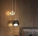 Moderne Kristallen Hanglamp – Luxe Minimalistisch Design, Huis en Inrichting, Lampen | Hanglampen, Verzenden, Nieuw