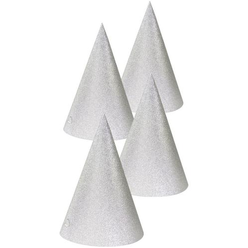 Zilverkleurige Glitter Feesthoedjes, Kleding | Dames, Carnavalskleding en Feestkleding, Nieuw, Ophalen of Verzenden