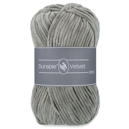 Durable Velvet - 2227 mouse grey - Chenille Garen, Hobby en Vrije tijd, Breien en Haken, Ophalen of Verzenden