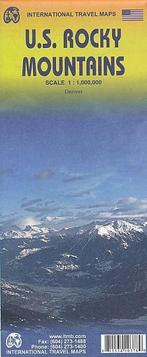 Wegenkaart - Landkaart US Rocky Mountains / Denver - ITMB, Nieuw, Verzenden