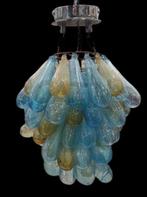 Kroonluchter - Murano soffiato mix van kleuren blauw en