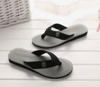 Slippers Heren Grijs- Strand- wellness - Badkamer- Zwembad-, Verzenden, Nieuw, Overige kleuren, Slippers