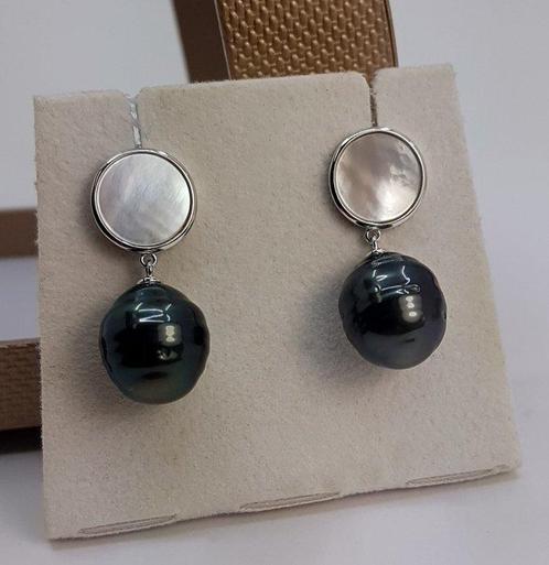Zonder Minimumprijs - Hangoorbellen Zilver - 11x12mm, Sieraden, Tassen en Uiterlijk, Antieke sieraden