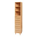 Badkamerkast Epind 180x33x30 cm naturel [en.casa], Huis en Inrichting, Verzenden, Nieuw