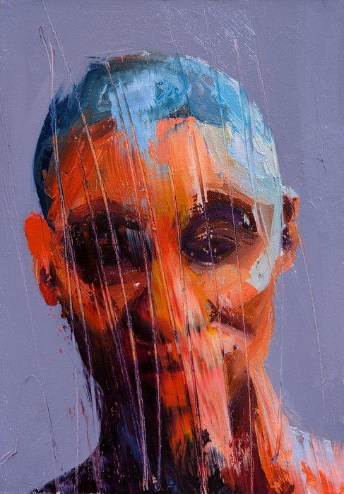 Matt Lambert - Intrusive #481, Antiek en Kunst, Kunst | Schilderijen | Modern