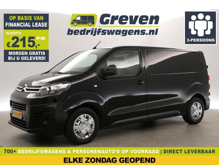 Citroën Jumpy 1.6 BlueHDI L2H1 Airco Cruise PDC 3 Persoons, Auto's, Bestelauto's, Te koop, Handgeschakeld, Financial lease, Diesel