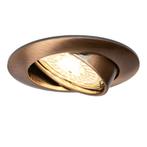 LED Spot Armatuur Kantelbaar | Ø75mm | Antiek koper, Ophalen of Verzenden, Nieuw
