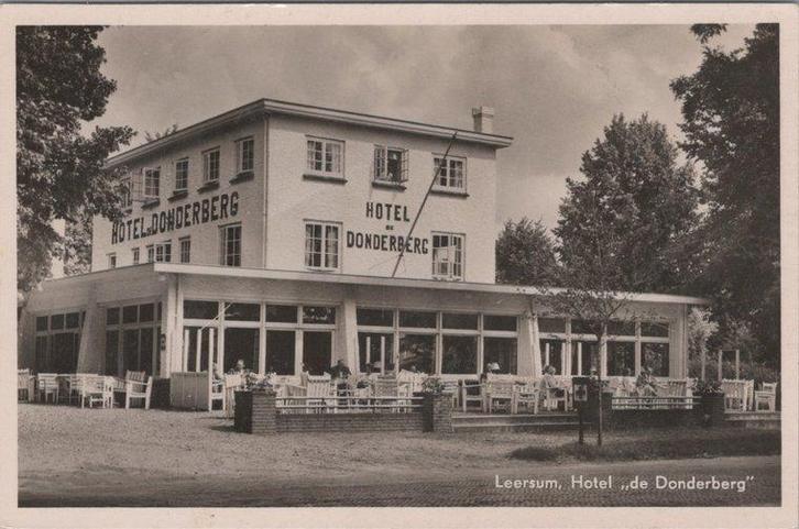 LEERSUM - Hotel de Donderberg, Verzamelen, Ansichtkaarten | Nederland, Verzenden