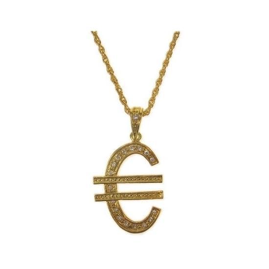 Bling bling euro ketting - Sieraden, Hobby en Vrije tijd, Feestartikelen, Verzenden