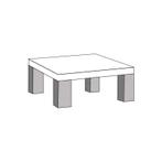 Salontafel T14-L Emmen - salontafel, Huis en Inrichting, Tafels | Salontafels, Nieuw, Overige materialen