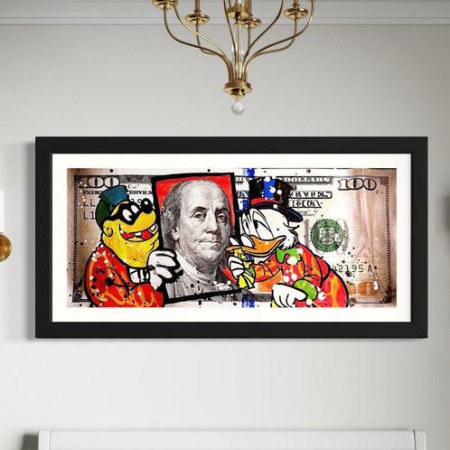 Moabit - Uncle Scrooge X Good ol Fella X $100 X Oversized, Antiek en Kunst, Kunst | Schilderijen | Modern