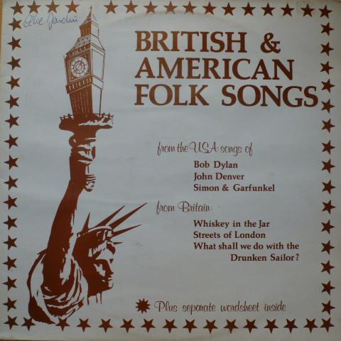LP gebruikt - Various - British &amp; American Folk Songs, Cd's en Dvd's, Vinyl | Overige Vinyl, Zo goed als nieuw, Verzenden