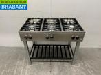 RVS Atag 6 pits gasfornuis 105 cm Aardgas Horeca, Ophalen of Verzenden, Gebruikt