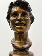 Gemito - Buste, Scugnizzo Napoletano - 43 cm - Brons