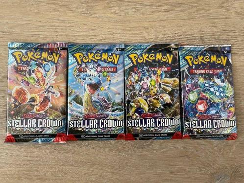 Pokémon - 10 Booster pack - Stellar Crown, Hobby en Vrije tijd, Verzamelkaartspellen | Pokémon