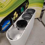 Afvalbak Lune Split 4 - 4x 38 liter wit met antraciet deksel, Huis en Inrichting, Ophalen of Verzenden, Nieuw