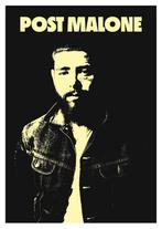 Posters - Poster Post Malone - Zwart, Verzenden, Zo goed als nieuw