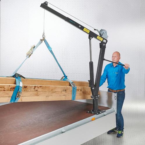 Datona Aanhangerkraan manueel max. 800 kg - Datona - Zwart, Auto-onderdelen, Motor en Toebehoren, Nieuw, Ophalen of Verzenden