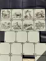 Art Deco Tegel (19) - Fabels van La Fontaine –