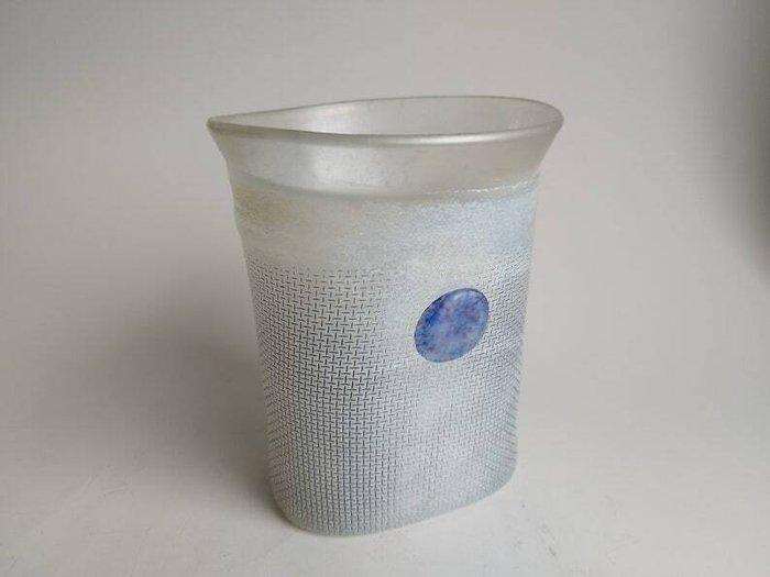 Kosta Boda - Bertil Vallien - Vaas - Netwerk Blue, Antiek en Kunst, Antiek | Glas en Kristal