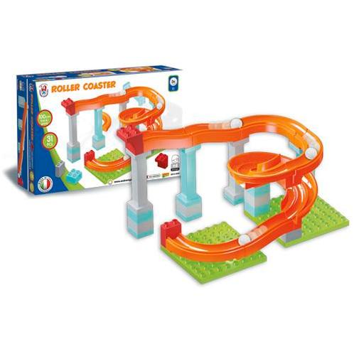 Unico Plus Knikkerbaan - Achtbaan - 31 delig, Kinderen en Baby's, Speelgoed | Duplo en Lego, Nieuw, Verzenden