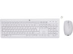 HP 230 - Draadloos Toetsenbord en Muis - Qwerty - Wit, Verzenden, Nieuw