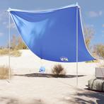 vidaXL Strandluifel met zandankers 214x236 cm blauw, Nieuw, Tot en met 2