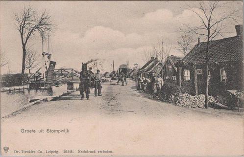 STOMPWIJK - Dorpsgezicht, Groete uit Stompwijk, Verzamelen, Ansichtkaarten | Nederland, Verzenden