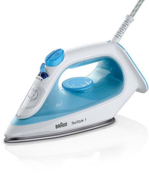 Braun TexStyle 1 SI 1050 BL - Stoomstrijkijzer - 2000W, Witgoed en Apparatuur, Overige Witgoed en Apparatuur, Nieuw, Ophalen of Verzenden
