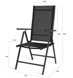 2dekans | Lifa Garden Set van 2 Aluminium Tuinstoelen –, Tuin en Terras, Tuinsets en Loungesets, Ophalen of Verzenden, Gebruikt