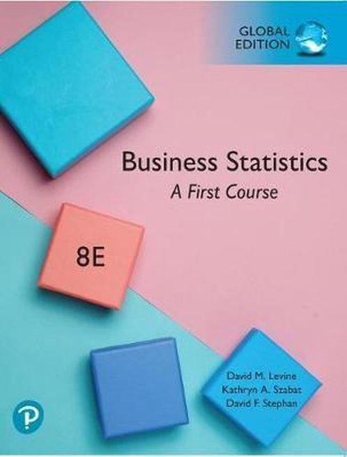 Business Statistics, 9781292320366, Boeken, Studieboeken en Cursussen, Zo goed als nieuw, Verzenden