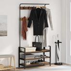 vidaXL Kapstok met plank Oud hout 95 x 34 x 184 cm Bewerkt, Huis en Inrichting, Woonaccessoires | Kapstokken, Verzenden, Nieuw