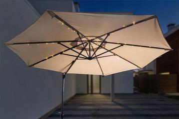 Parasolverlichting op zonne-energie (lengte: 125 cm) beschikbaar voor biedingen