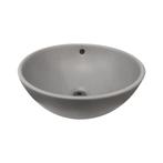 Waskom Best Design Ancona Opbouw Ø38cm x16cm Hoog Mat Grijs, Doe-het-zelf en Verbouw, Sanitair, Ophalen of Verzenden, Nieuw, Overige typen
