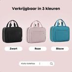 Kioto Toilettas met Haak - Dames en Heren - Make Up Tasje -, Sieraden, Tassen en Uiterlijk, Toilettassen, Ophalen of Verzenden