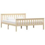 vidaXL Bedframe massief grenenhout naturel 160x200 cm, Huis en Inrichting, Slaapkamer | Bedden, Bruin, Verzenden, 200 cm, 160 cm