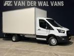 Ford Transit 2.0 TDCI 170pk Bakwagen Laadklep Dubbel Lucht E, Stof, Gebruikt, Wit, Dealer onderhouden