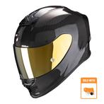 Scorpion Exo-R1 Evo Carbon Air Solid Zwart Integraalhelm, Motoren, Kleding | Motorhelmen, Verzenden, Nieuw met kaartje, Overige merken